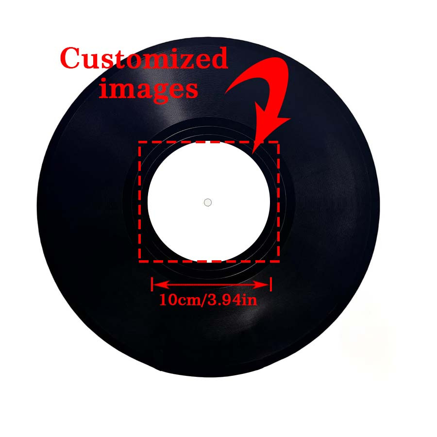 TEMU [customizable] 1pc Personalized Vinyl Record Guestbooks, Customizable With A Specific Photo, Diy Options Available In The Blank Spaces, Suitable
