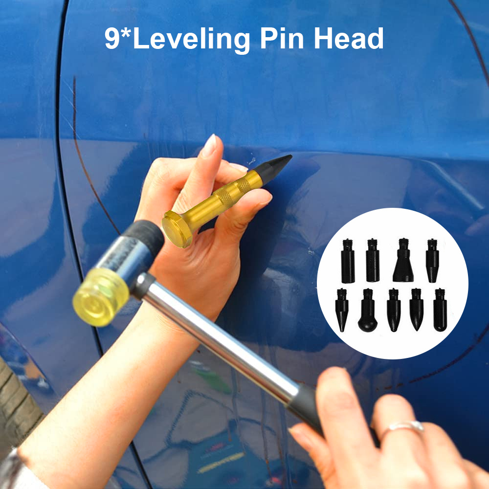 57pcs Professional Paintless Dent Repair Rod Kit, Auto Body Tool Set