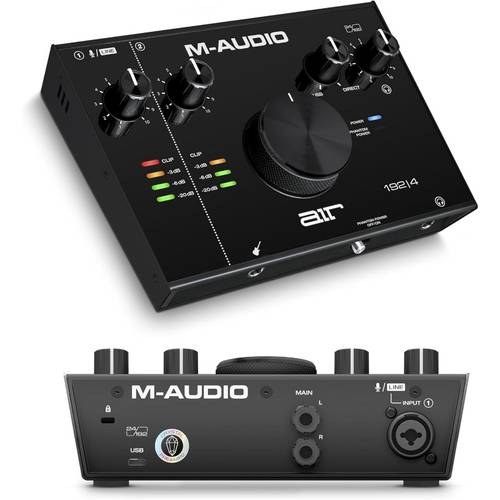 air 192x4 usb interface compatible for pc tablets professional recording sound card with xlr input low latency usb c usb connection studio software mpc lite metal chassis podcasting streaming