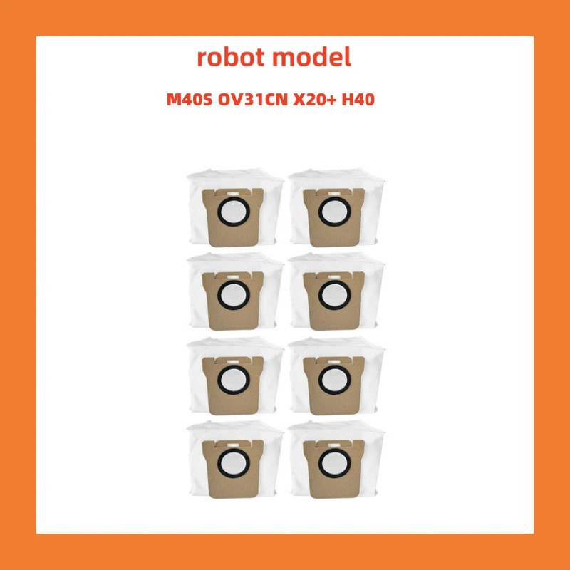 Robotna vrečka za prah, združljiva z Xiaomi M40S, OV31CN, X20+, H40 č Dodatki za sesalnik