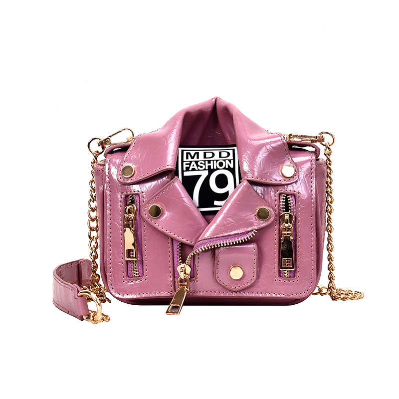 Women's Korean Style Jacket Handbag & - Multifunctional Purse With Chain Strap, Zipper Closure, Chain Wallet Suitable For Daily Use, Casual & Professional - Black, Army Green, White, Pink, Yellow