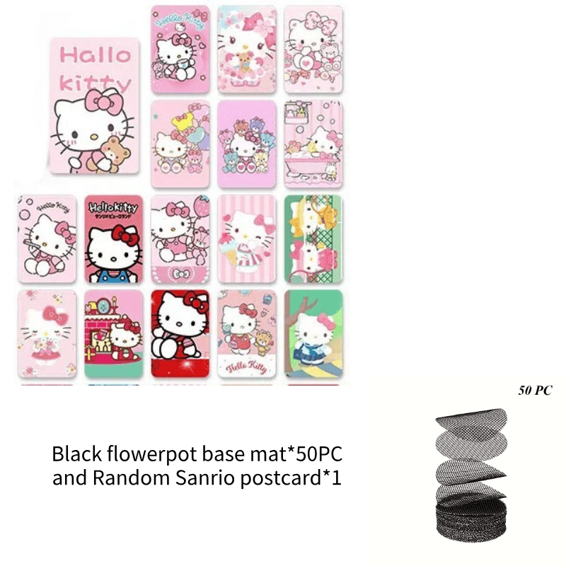 50pcs Lightweight Flower Pot Base Mat Durable Material Plant Protection Perfect Gift For Garden Lovers And Random Postcard
