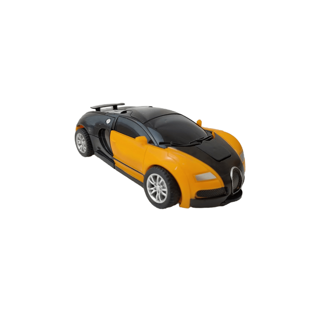 Transforming Toy Car to Robot Convertible - No Batteries Required, Robot & Vehicle Model Suitable for & Collectors - Plastic Transforming Car Robot Toy