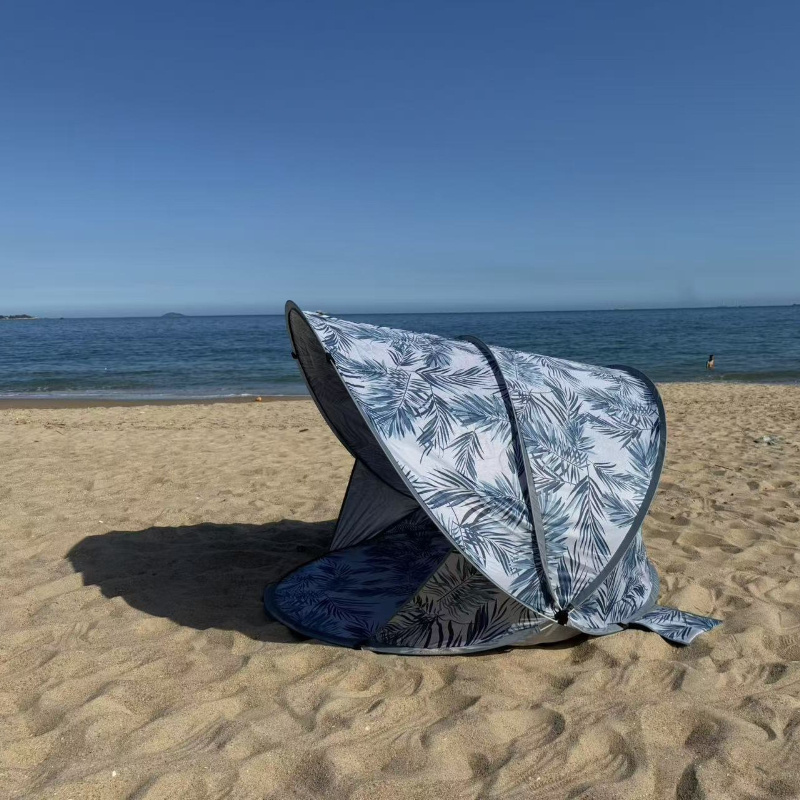 [Quick Beach Sunshade] Quick Setup 1pc Beach Sunshade Open Tent | Foldable Design, Essential for Beach Fun