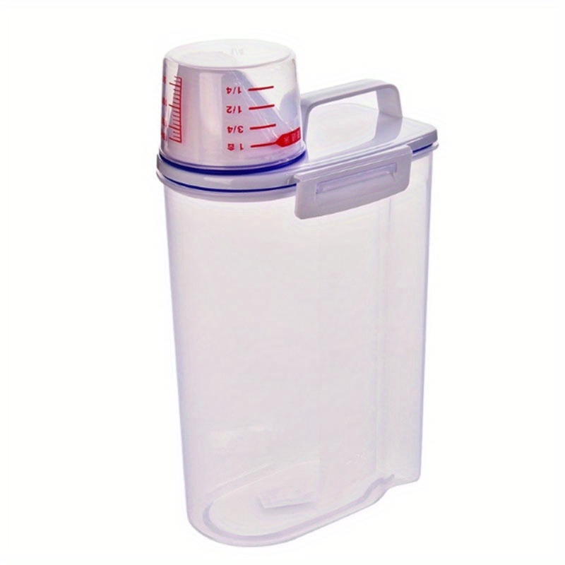 TEMU Pet Food Box Storage Bucket Cat Food Box Dog Food Container Barrel Storage