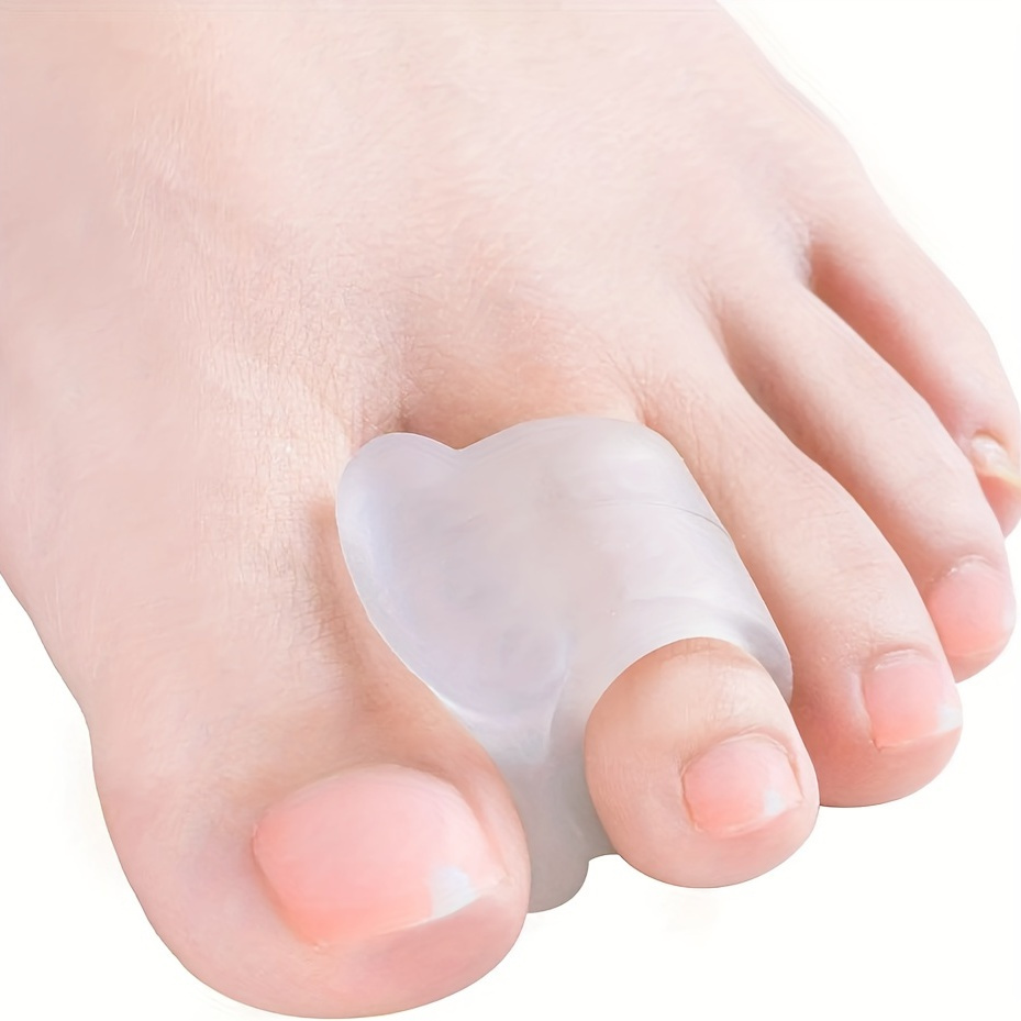 Image of 2pcs Soft Toe Separator For, Toe Separator, Foot | Soft Toe Design | Soft Material, Toe Separators For Overlapping Toes