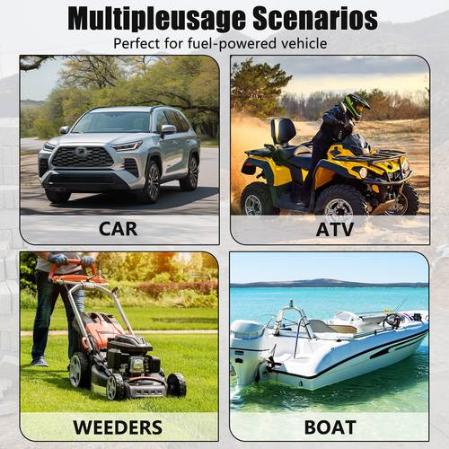 53l portable fuel caddy with wheels gasoline and storage can with manual transfer pump and delivery hose heavy duty for cars trucks lawn mowers and boats