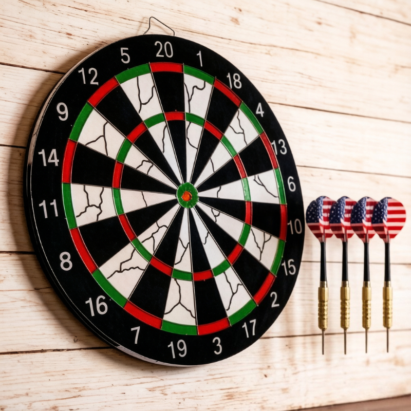 Professional Competition Dartboard, Safe Training Set
