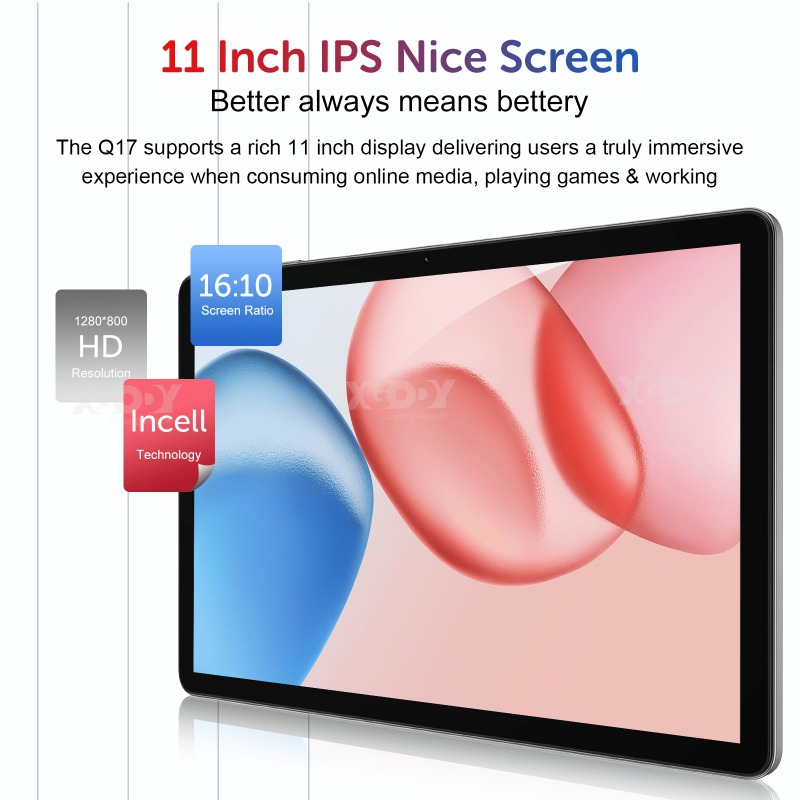 XGODY 2025 Android 15 Nieuwe 2-in-1 Tablet