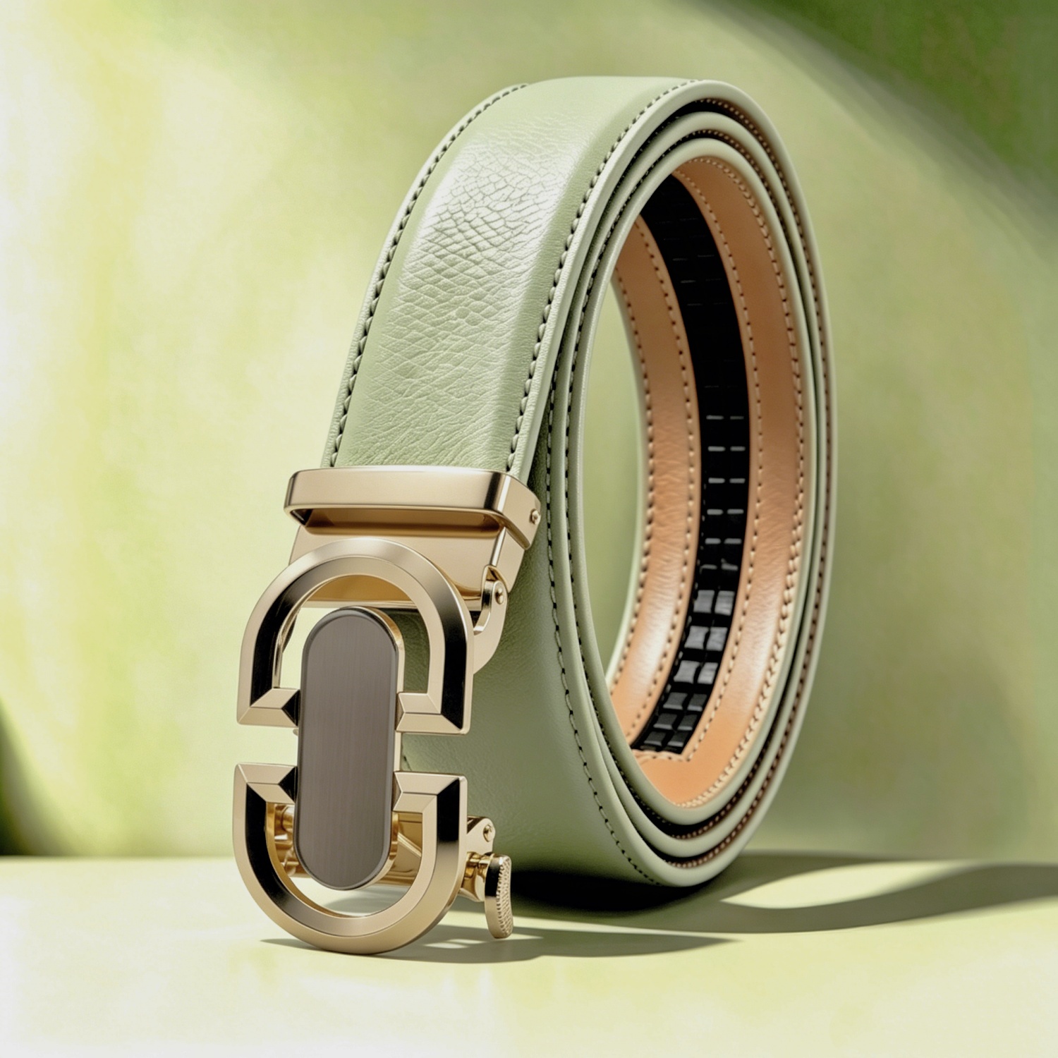 Image of Poyyas Stylish Metal Men Belt For Women Letter - Fashion Daily Decoration Jeans Belt - Fashion Letter Design Perfect Accessory For Business And Casual Additions Belt