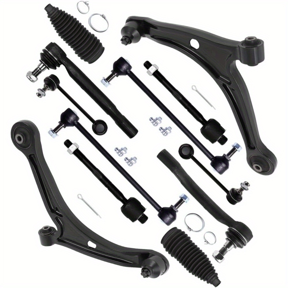 Front Control Arm Ball Joint Tie Rod and Sway Bar Link Kit 12TYRK96 for Accord