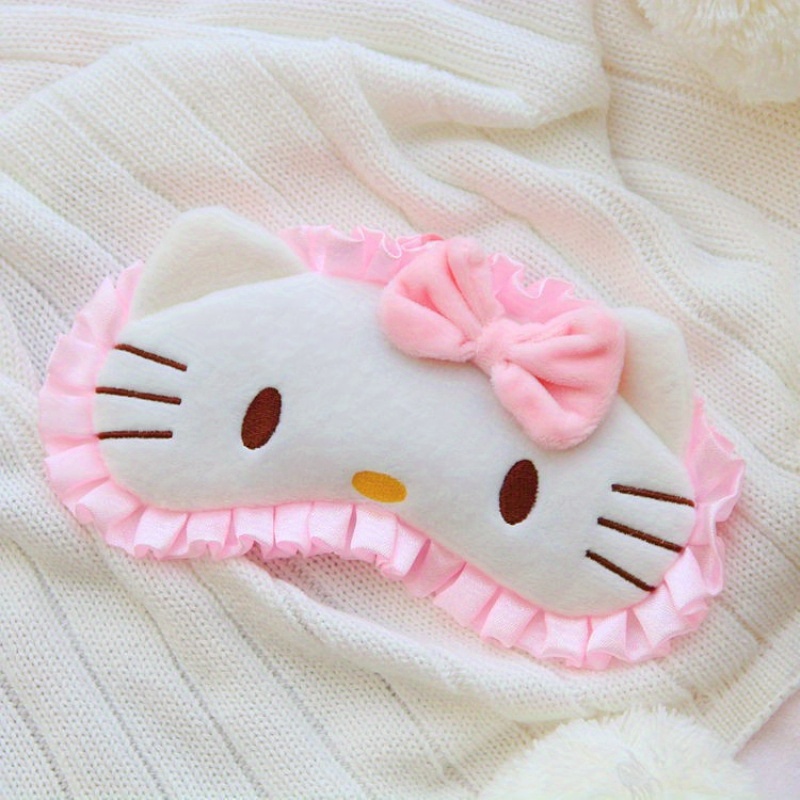 E-shop Sanrio Hello Kitty Schlafmaske, Schlafmaske, Niedliche Cartoon Schlafmaske, Lichtblockierende Schlafmaske, Schlafmaske, Augenpflege-Tool,
