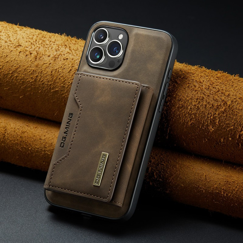 TEMU Phone Case: -m2 Series Magnetic Card Holder + Magnetic Bottom Case -one Split Design Phone Case For 7 8 X 11 12 13 17 Plus Pro Max