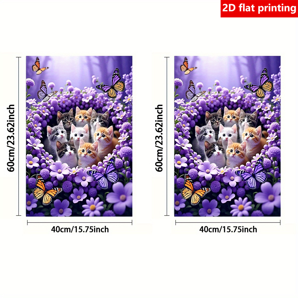 TEMU 1pc And 2pcs Kitchen Towels, 2d Flat Printing, Cartoon Cat Pattern, Soft And Comfortable, Suitable For Bathroom, Kitchen, Beach, And Pool, Home