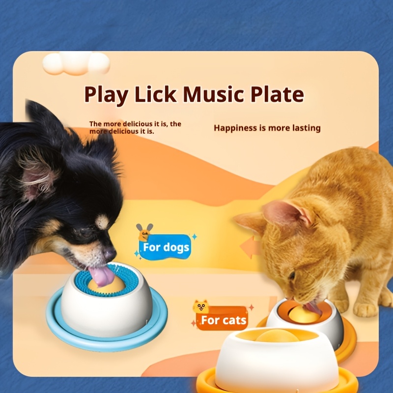 pet licking   plate wet food yogurt for licking   consumes energy     care suitable for cats and dogs made of plastic