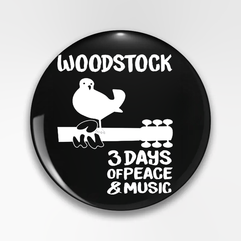 TEMU Rock Music Festival Pin Badge - Stylish Accessory For Clothing, Hats, And Backpacks | Perfect Gift For & Colleagues