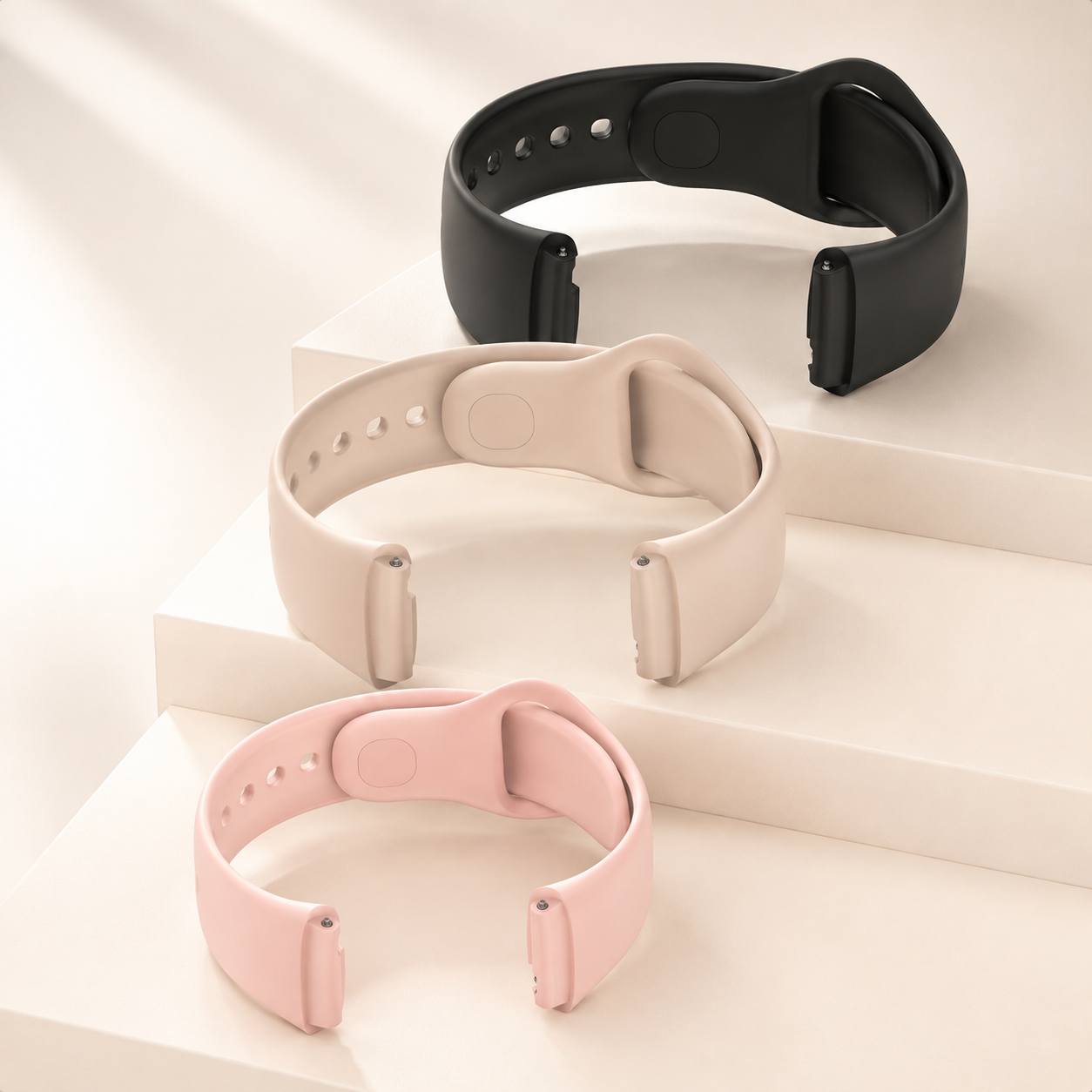 TEMU Paquete de 3 correas de reloj compatibles con Redmi Watch 3 Lite y 3 Active, de silicona premium, suaves, transpirables, cómodas y aptas , para