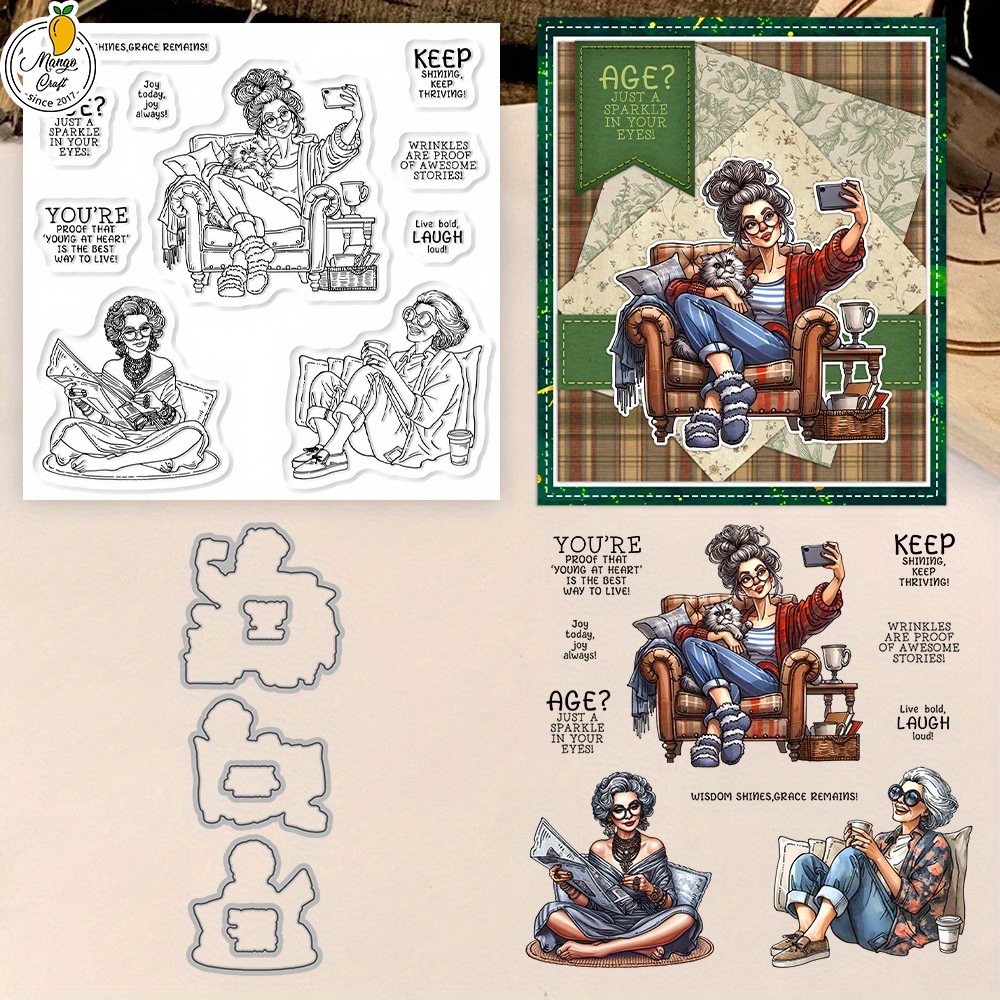 stamp and dies sold on Temu United States
