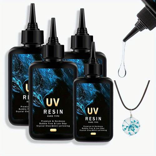 premium uv resin kit clear hard type epoxy for jewelry crafts in 100g to 500g sizes