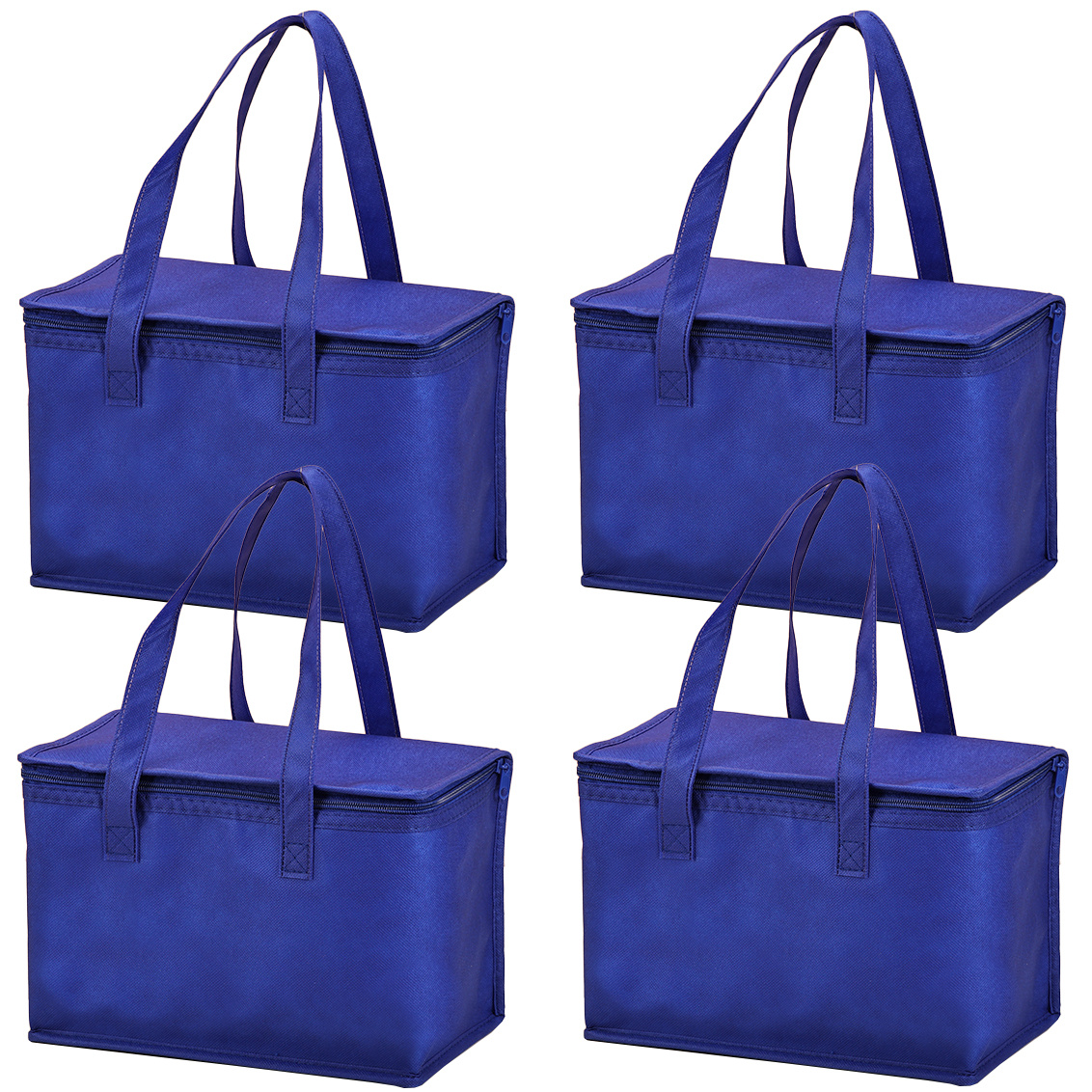 TEMU 4pcs Insulated Lunch Bag Bulk, Reusable Refrigerated Gift Bag, Insulated Refrigerated Bag, Foldable Washable Refrigerated Handbag, Insulated