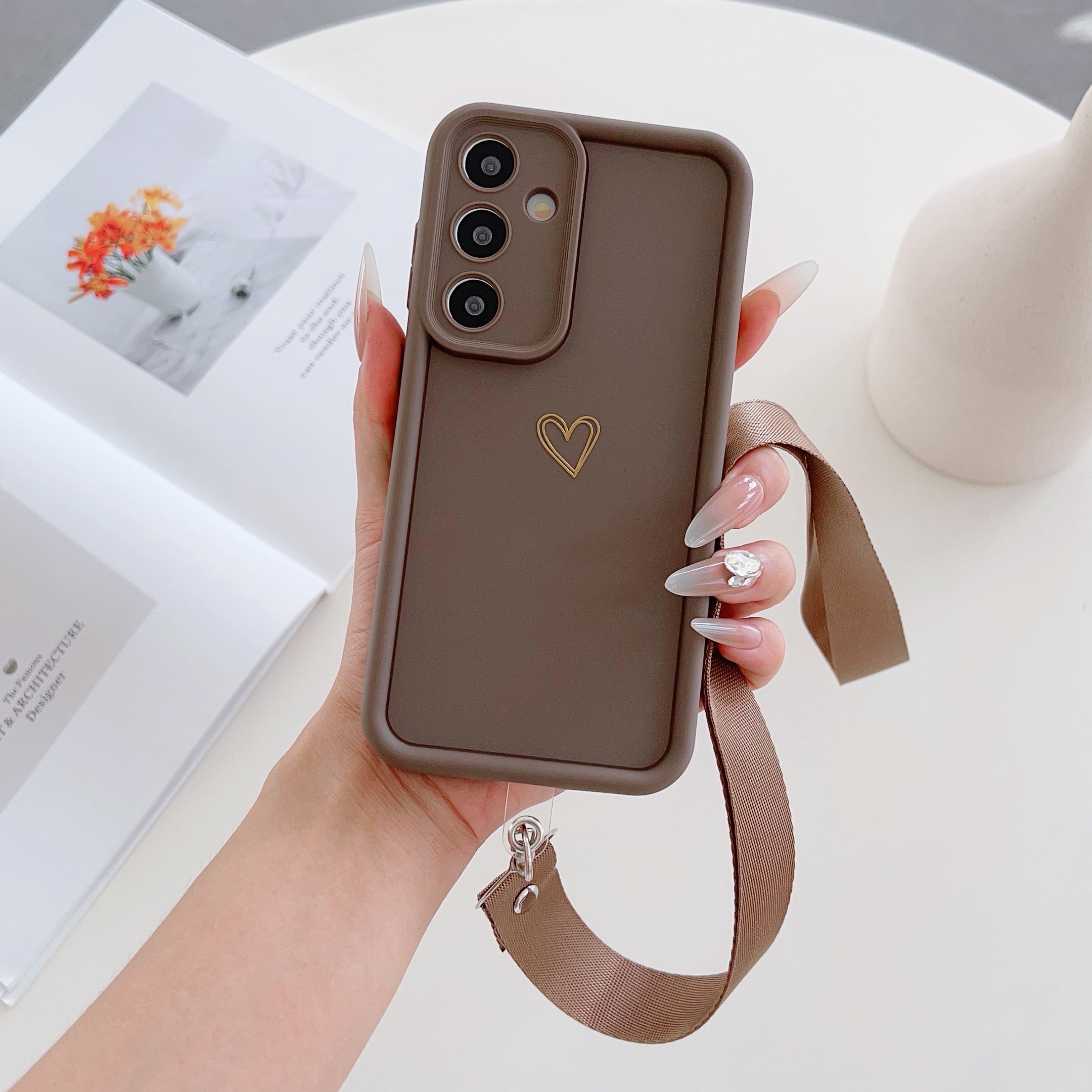 TEMU Phone Case - Neck Hanging Phone Case And Flat Rope Portable For Traveling, Shopping, Cycling, Running Essential Suitable For A03 Edition/