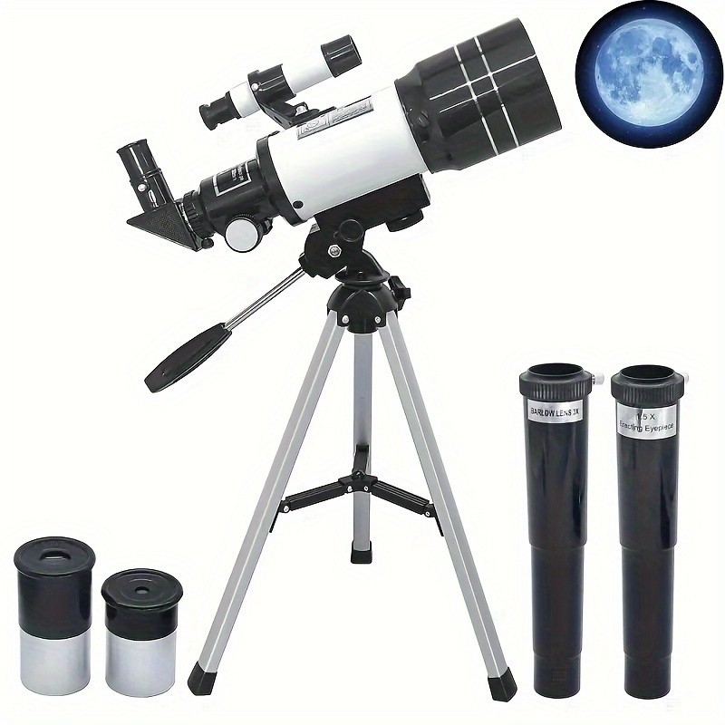 TEMU Reflective Astronomical Telescope High-definition High-magnification Telescope, 30070 And Night Dual-use Astronomical Telescope, Can Observe The