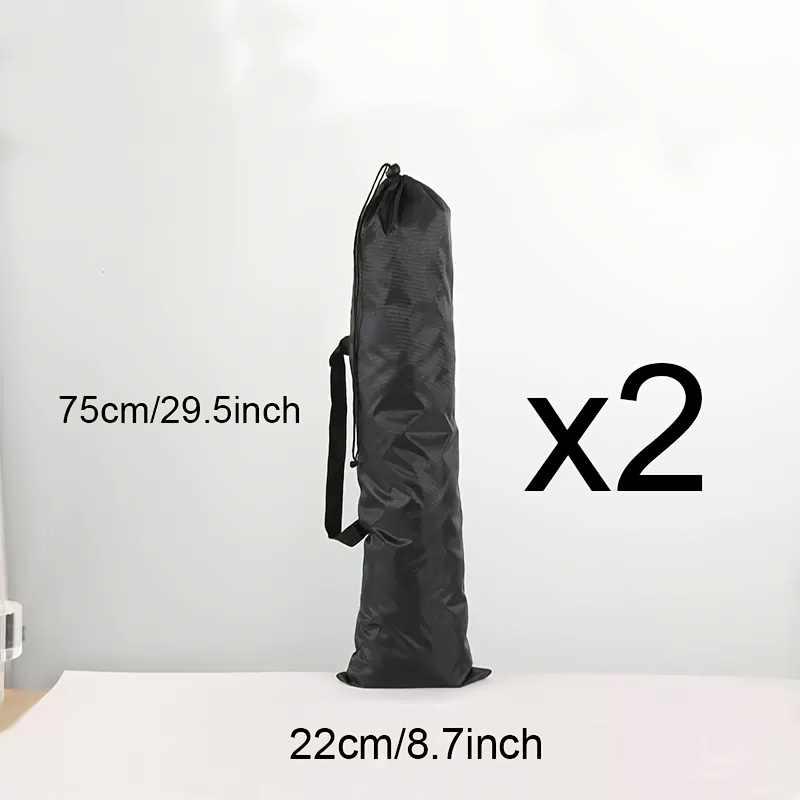 TEMU 2-pack Fan Recommended Large Capacity Portable Drawstring Bag (non-chair) Camping Chair Storage Bag Large Capacity Portable Quick Packing 1 Hand