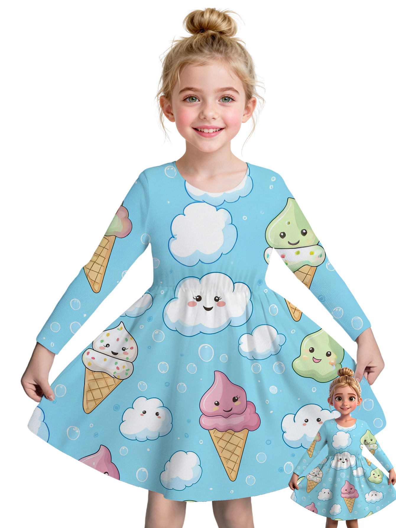 ice cream dress Cassie Stephens: DIY: Ice Cream with Sprinkles Dress