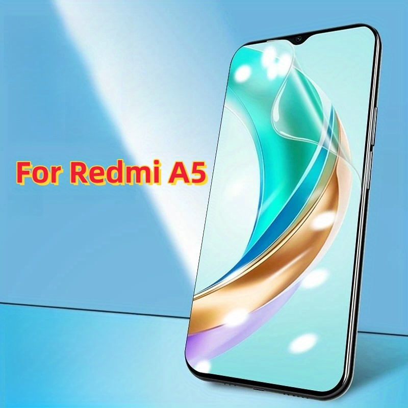 E-shop 2 Stück Hochauflösende Hydrogel-Displayschutzfolie für Redmi A5, Vollständige Abdeckung, Kratzfest, Blasenfrei, Einfach zu Installieren