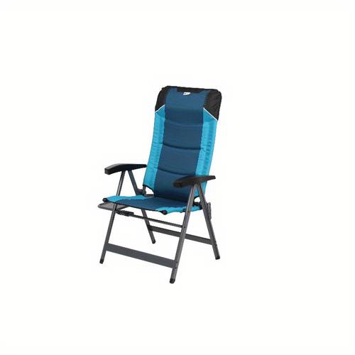 trail camping 5 chair with side table blue and black adult