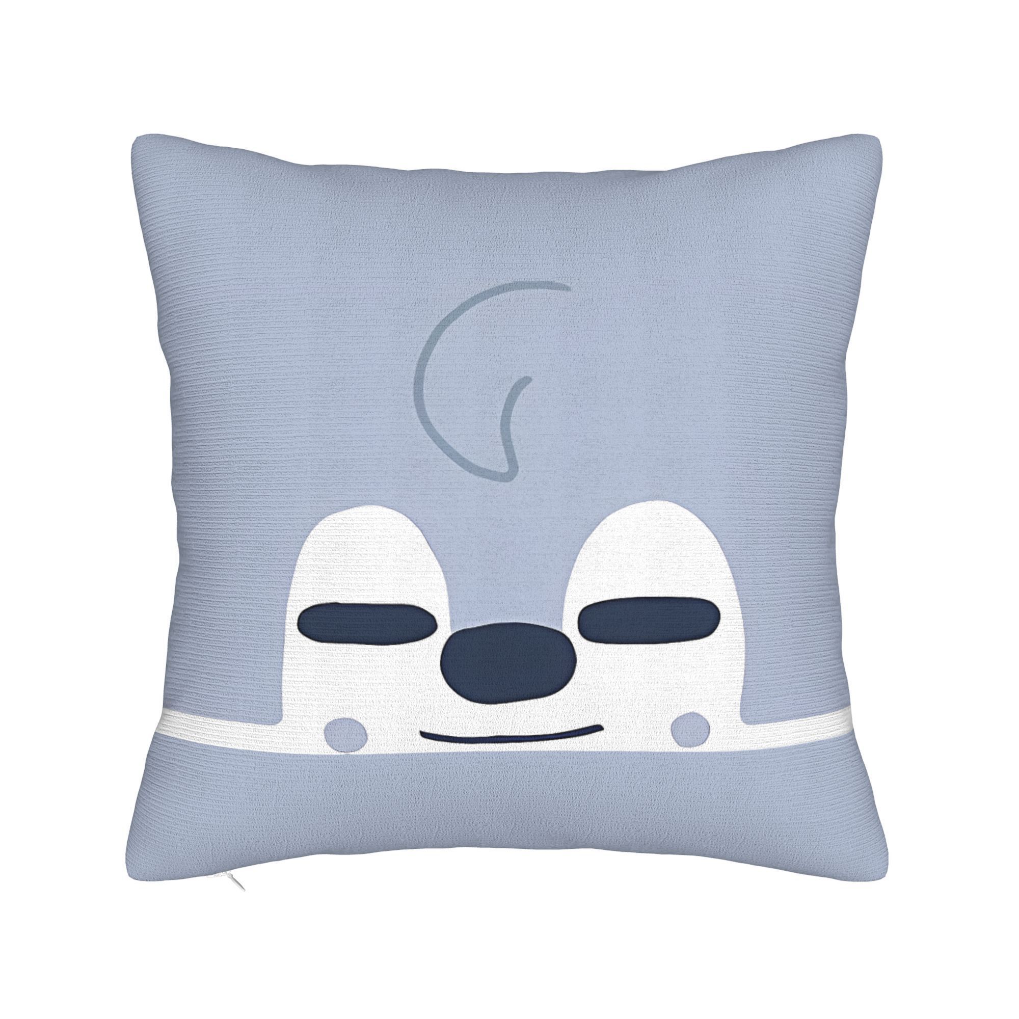 

1pc Wolf Face Decorative Throw Pillow Cover, Style, Polyester, Machine Washable, Zipper Closure, Woven, With For Room Types