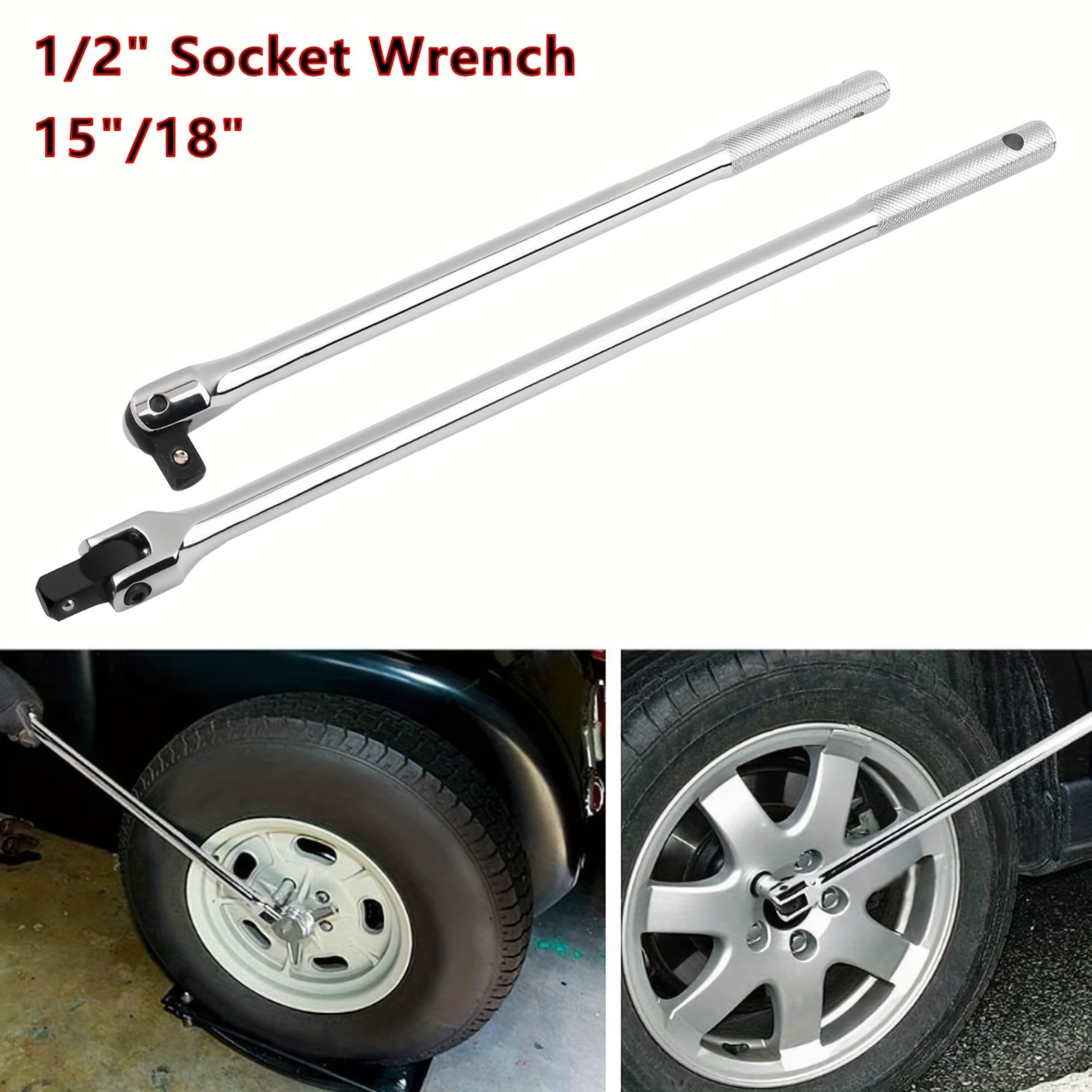 Steckschlüssel-Verlängerungsset 1/4" - 3 Stangen + Gelenk, 50 Mm