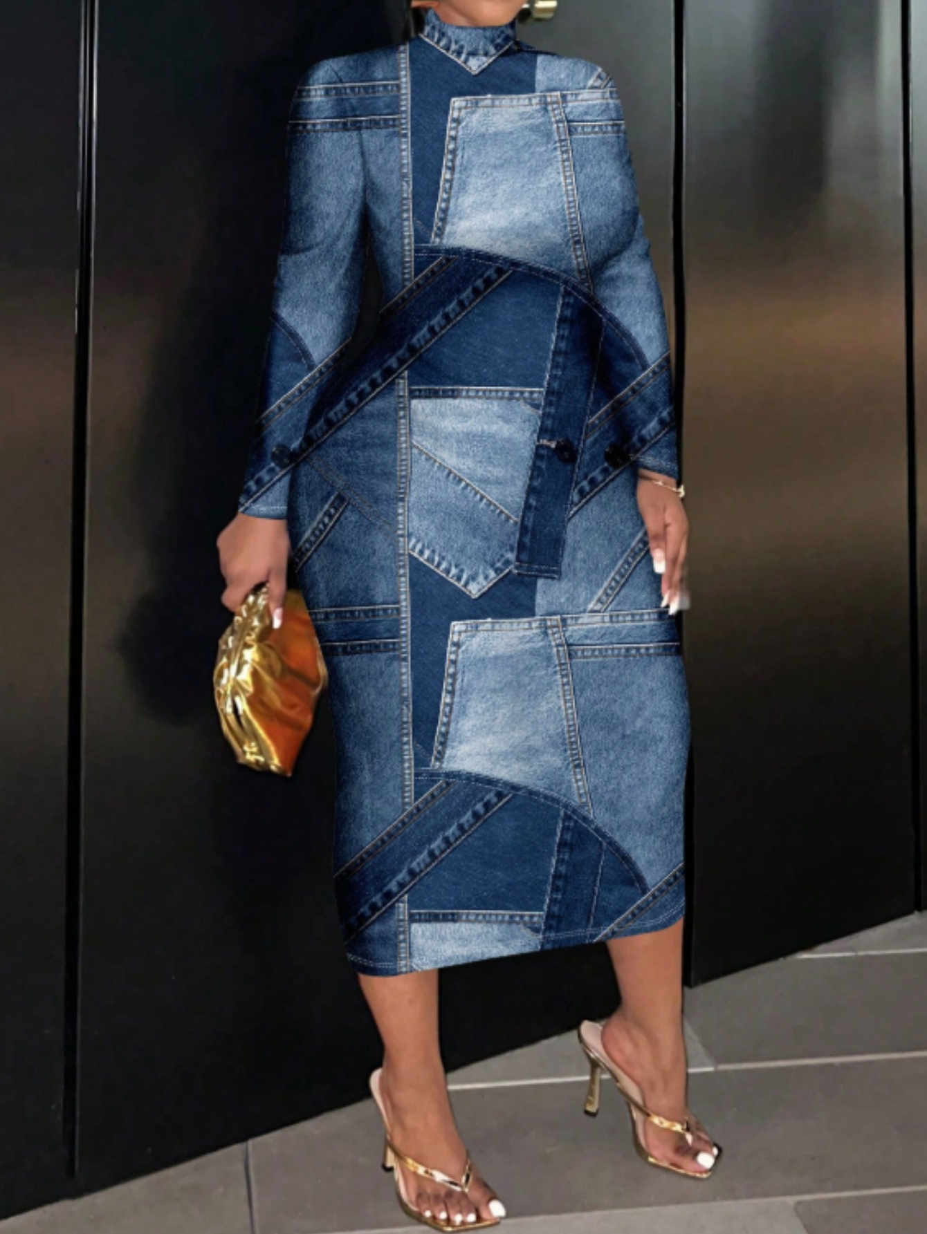 jean dresses for women sold on Temu United States