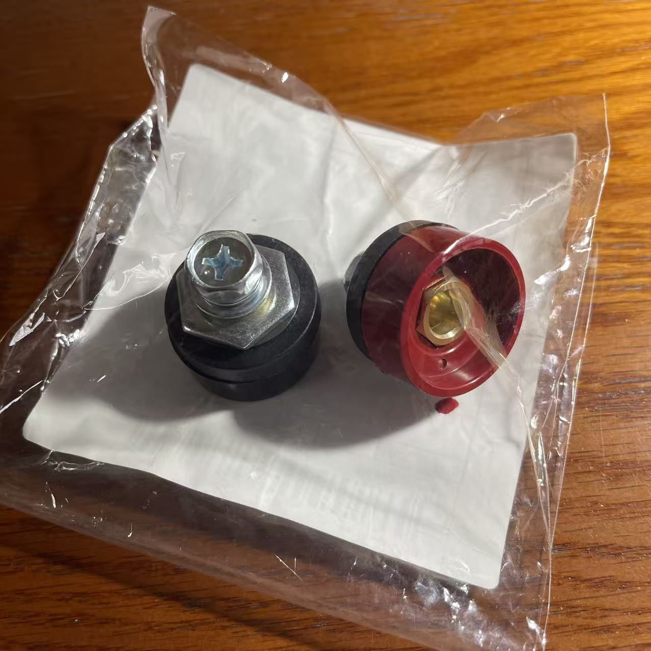 TEMU Connettore per Saldatura TIG, per Macchinari di Saldatura TIG DKJ10-25, Set di Spine e Presa per Saldatura ad Argon, Spine e Presa Rosse e Nere,