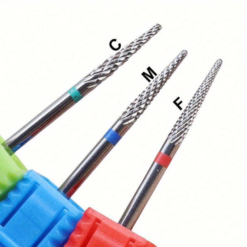 Professional Tungsten Carbide Nail Drill Bits, Safe Cleaning Tool