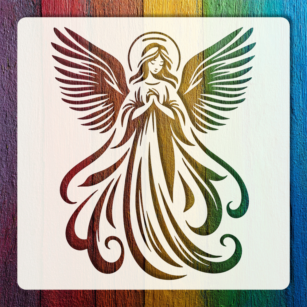 angel stencil sold on Temu United States, image size:1000x1000
