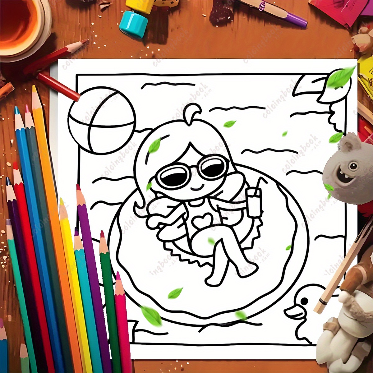 TGX Deluxe Fairy Cutie Painting Coloring Book