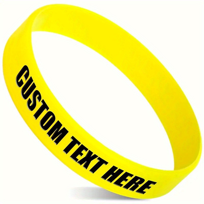 77pcs Custom Silicone Bracelets, Gift for Her