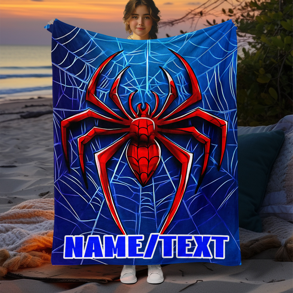TEMU Personalized Cool Blanket - Lightweight Flannel Throw For Sofa, Bed, Travel, Camping, Living Room, Office, Couch, Chair, And Bed - Blanket With
