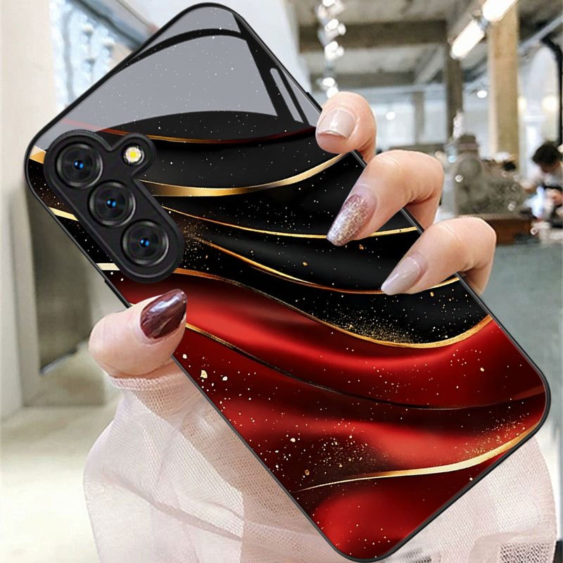 TEMU Phone Case: Embellished Starry Phone Case Suitable For Galaxy