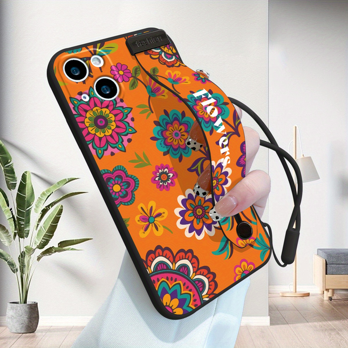 TEMU Wristband Phone Case, Portable Wristband Phone Case With Wristband Is Convenient To Carry And Practical, The Phone Case Combines Protection And