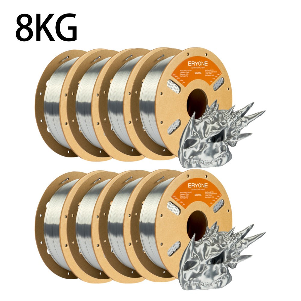 Image of Eryone Pla- 3d Printing Supplies Filament For 3d Printer, , 8kg 1.75mm +/ -0.03mm, Easy & Transition
