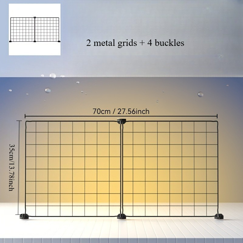TEMU Présentoir de bureau à double compartiment de 35 x 35 cm, support d' en . Étagère murale portable en métal avec base, idéale pour l'artisanat de