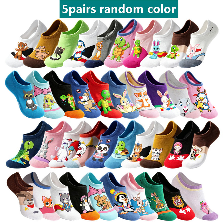 TEMU 5 de Calcetines Aleatorios Divertidos y Originales , Estilo Hip Hop, Dibujos Animados y Anime, para , Uso Diario Casual, Calcetines Perfectos