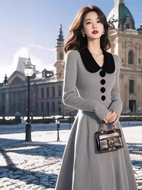 temu winter dresses long winter dress sold on Temu United States