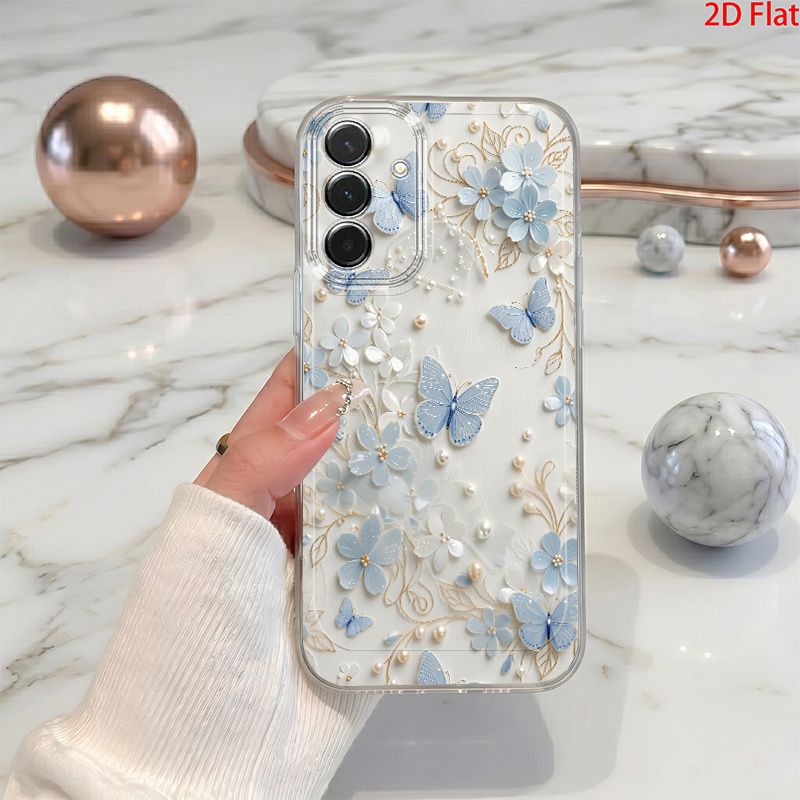 TEMU Étui de téléphone : Étui de téléphone 2D plat Murmure de , compatible avec for Galaxy A03S A05S A06 A07 A13 A14 A15 A16 A17 A22 A23 A24 A25 A26