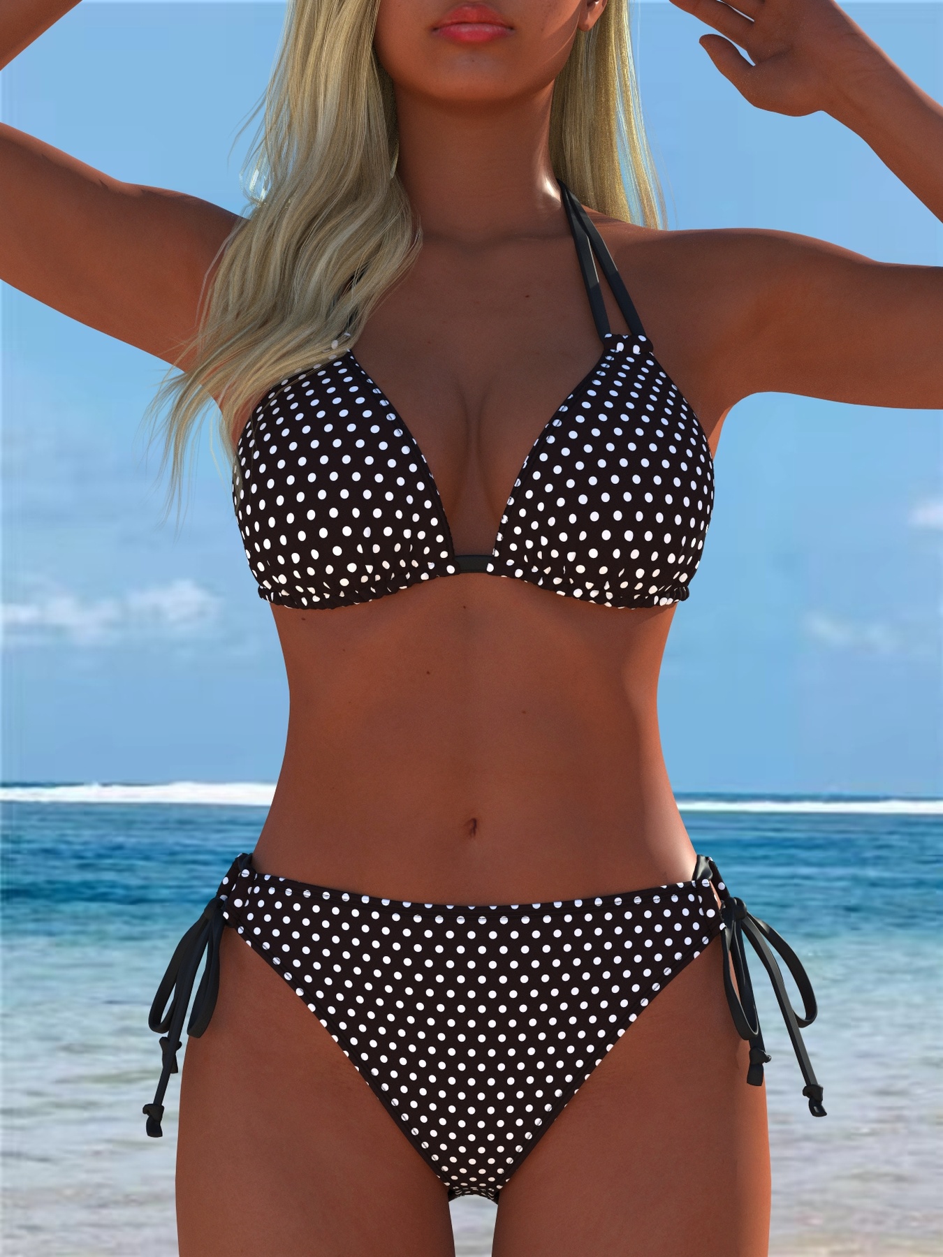 beach swimming dress Women's Aspen Sunrise Long Sleeve Swim Dress