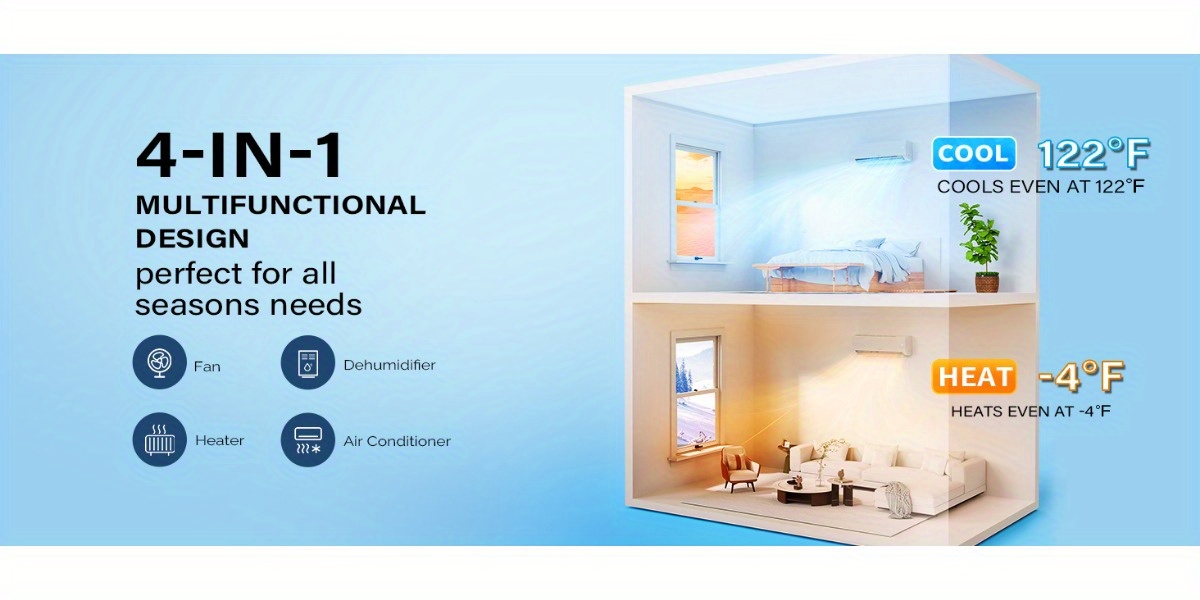 24000 btu mini split air conditioner with inverter technology 21 seer 230v   washable air filter quiet cooler and heater smart operation   home bedroom living room garage office most residential Product details 1