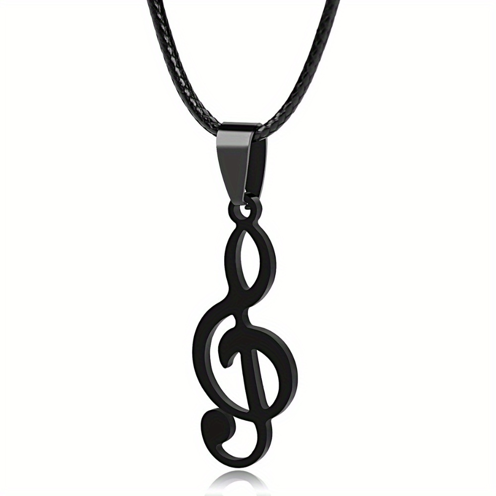 TEMU Collier minimaliste avec note de musique, chaîne clavicule avec symbole musical, convient pour un port par les amateurs de musique et comme