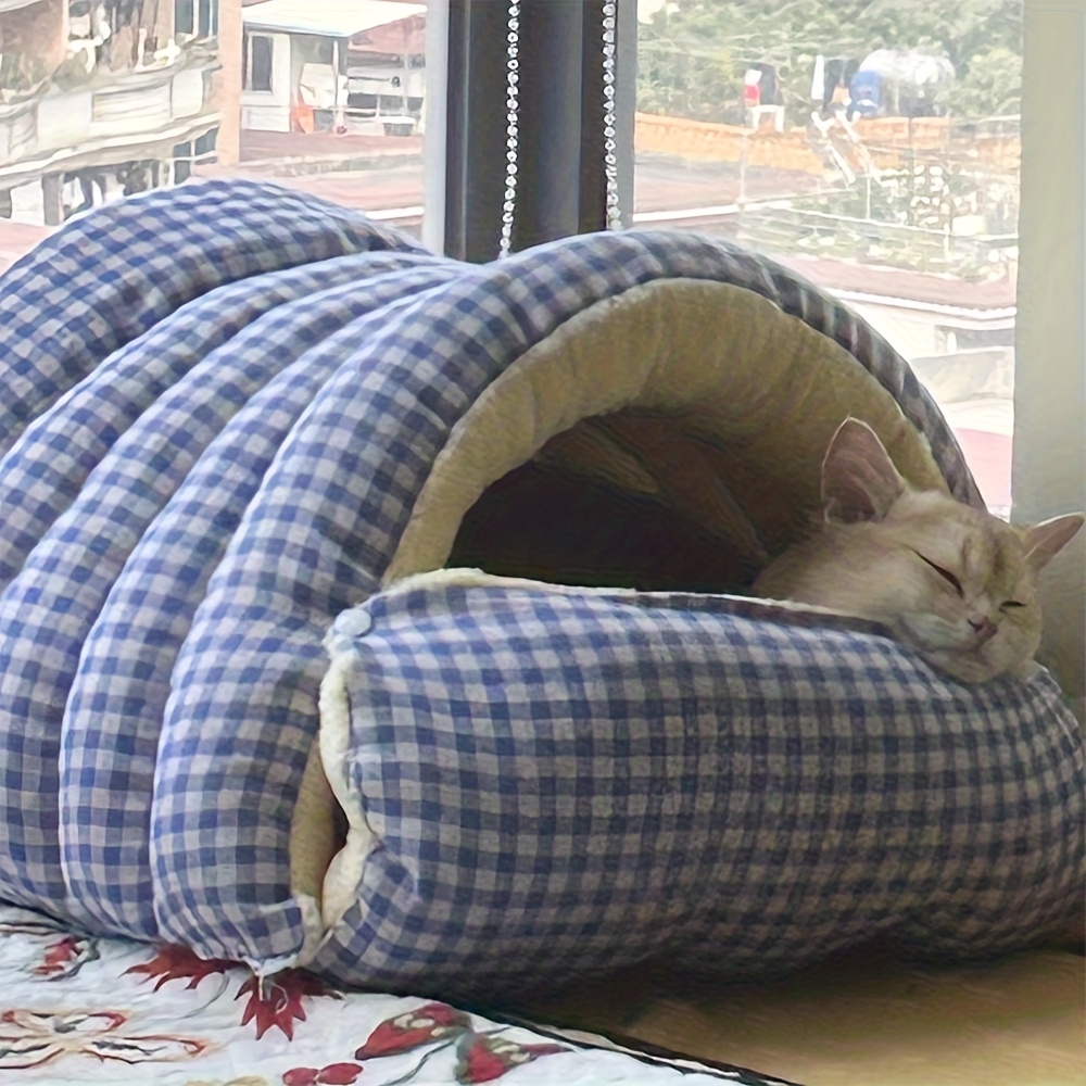 TEMU Cuccia per cani, Letto per cani, Sacco a pelo per cani, Casetta per cani, Sacco a pelo per cuccioli, Casetta per cani staccabile e lavabile per